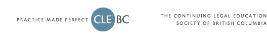 The Continuing Legal Education Society of British Columbia